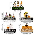 thumbnail image 2 of Decoración para Halloween Decoraciones de Halloween, Gnomo del Festival de Fantasmas, Decoraciones de Madera, Decoración de Ambientes, Escenario Fantasma(Buy 2 save 10%), 2 of 2