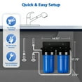 iSpring US21BCPB 4Layer High Capacity Under Sink Water Filter