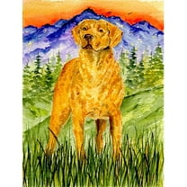 Chesapeake Bay Retriever Canvas Flag - House Size- 28 x 40 in.