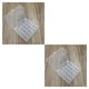 thumbnail image 2 of Cateissary Caja de bobinas, 25 rejillas, organizador de caja de carrete de hilo de coser acolchado, compartimentos de contenedor de almacenamiento Type2 NO2, 2 of 4