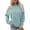 Light Blue, variant on cocolona Womens Crewneck Sweatshirt Fall Long Sleeve Shirts Fashion Casual Loose Solid Color Pullover Tops