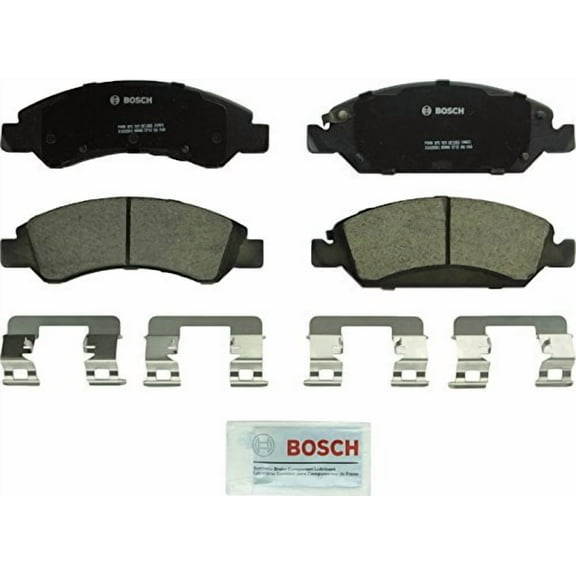 Bosch BC1363 QuietCast Premium Ceramic Disc Brake Pad Set For Select Cadillac Escalade, ESV, EXT, XTS; Chevrolet Avalanche