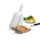 thumbnail image 3 of Rejilla De Barbacoa De Acero Inoxidable Rejilla De Cocción De Alimentos Cuadrada Ligera Portátil Rejilla De Asa Ajustable Noticed HA017494-00, 3 of 7