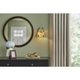 thumbnail image 2 of Home Decorators Collection Fallsdale 1-Light Matte Black Wall Sconce with Tiffany Glass Shade, 2 of 8