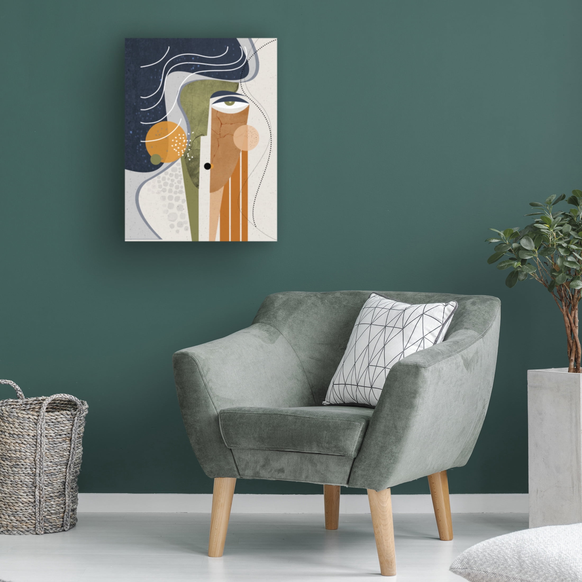 Canvas Wall Art - Ishita Banerjee 'Aura' Wall Art for Living Room, Bedroom, or Office Décor by Trademark Fine Art - 24 x 32 Inches