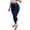 Dark Blue, variant on Vedolay Women's Work Pants Womens Elastic Waist Stretch Drawstring Casual Baggy Jeans with Pocket,Black S