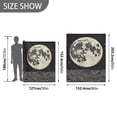 thumbnail image 6 of Yayeee Throw Blanket for Couch Soft Warm 50" x 60" Sofa Chair Bed Decoration, Beige Moon, 6 of 7