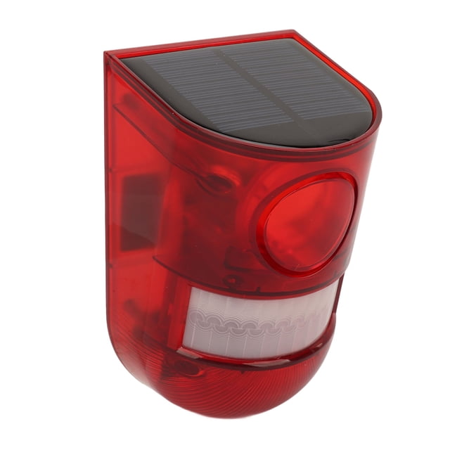 Alarma De Sensor De Movimiento Solar, Alarma De Detector De Movimiento A Prueba De Agua IP65 Ahuyenta A Los Animales Para Granja Para Huerto