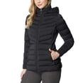 thumbnail image 2 of 32 Degrees Heat Womens Hooded 4-Way Stretch Jacket (Black, Small), 2 of 3