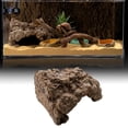 thumbnail image 3 of 2 Uds Simulación Reptil Escondite Cueva Agujero Adorno Artificial Para Tortuga Sunnimix Cueva de piel de reptil, 3 of 8
