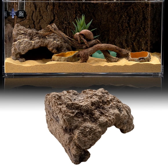 Cueva de resina perfecl para terrario Tortuga tamaño medio