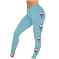 thumbnail image 2 of Kaemgyyd Christmas Leggings for Women Trendy High Waisted Soft Yoga Pants Comfy Stretch Print Workout Tights, 2 of 5