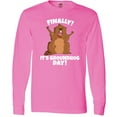 thumbnail image 3 of Inktastic Finally It's Groundhog Day Long Sleeve T-Shirt, 3 of 5