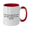 thumbnail image 2 of Sarcastic Mother-in-law, A Daughter-In-Law Cannot Be Perfect By Herself. A, Beautiful Mother's Day Two Tone 11oz Mug For Mom, 2 of 2