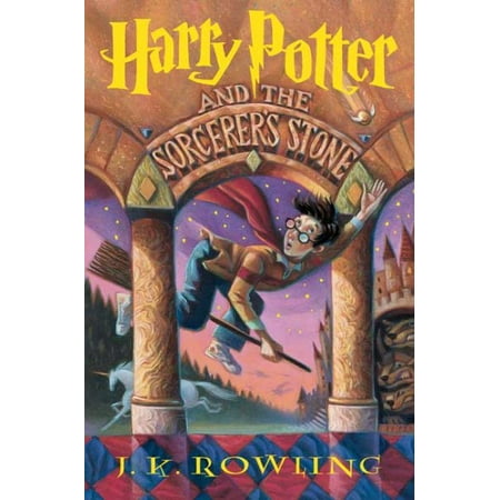 Image result for Harry Potter and the sorcerer's stone book cover