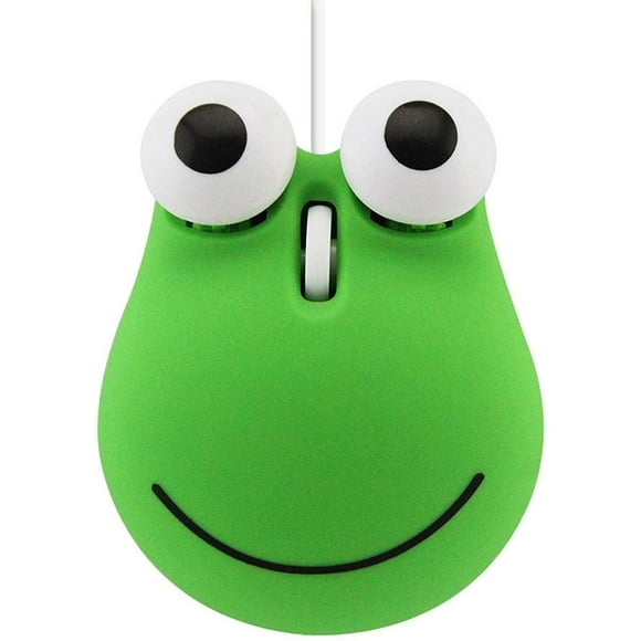 Super Cute Wired Mouse Cartoon Mini Mouse Novelty Portable Computer Mouse Unique Small Desktop Mouse Laptop Pc Mouse For Kids (green)