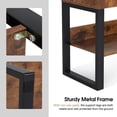 thumbnail image 6 of BarberPub Accent Storage Cabinet with Drawers, shelf for Living Room, Hallway, Brown&Black, 6 of 6