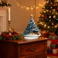 thumbnail image 5 of Elegant Festive Christmas Tree Tabletop Decor - 2D Acrylic Modern Translucent Desktop Display, Versatile For Holiday & Daily Home Use, 5 of 6
