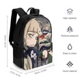thumbnail image 2 of My Hero Academia Himiko Backpack Student Satchel Schoolbag Bookbag Laptop Bag Multipurpose Large Capacity Daypack Rucksack Travel Bag, 2 of 8