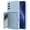 Blue, variant on Galaxy S22 Plus Card Holder Wallet Case,Dteck Shockproof Rubber Hybrid PC with Hidden Mirror Dual Layer Cover Lightweight Protective Back Phone Case for Samsung Galaxy S22+ 5G,Purple