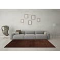 thumbnail image 3 of Ahgly Company Indoor Rectangle Abstract Brown Contemporary Area Rugs, 2' x 5', 3 of 4