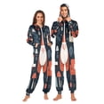 thumbnail image 3 of IAUYY Unisex Adult Onesie Pajamas Ultra-Soft Crystal-Soft Fabric, Halloween Adult Onesie Pajamas Adults,With a Zipper Plus Size Onesie Pajamas, Style Aesthetics, 3 of 7