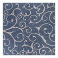 thumbnail image 4 of Unique Loom Outdoor Botanical Collection Area Rug - Curl (10' 8" Square Blue/Ivory), 4 of 6