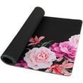 thumbnail image 3 of Large GamingNon-Slip Rubber Base Computer Premium-Textured & Waterproof Mouse Pad for Desk, 35.1 x 15.75-inch 2.5mm Thick, Peony Flower, 3 of 6