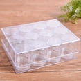 thumbnail image 3 of 1 Set 12 Pieces Plastic Bead Organizer Lid Bead Storage Tightness Convenient Portable Widely Used Smooth Surface Containers for DIY Small Items, 3 of 6