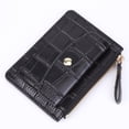 thumbnail image 3 of Women Simple Wallet Leather Keychain Small Card Bag Purse Holder (Beige), 3 of 7
