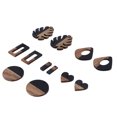 thumbnail image 1 of Pendientes De Resina De Madera, Colgantes De Madera De Resina De Mano De Obra Fina Respetuosa Con El Medio Ambiente, Hermosos Y Exquisitos Para Manualidades De Bricolaje Para ANGGREK Ocean Broad Surfboard Fins, 1 of 8