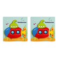 thumbnail image 4 of Vogacara Juguete de con forma de vehículo de dibujos animados, juguete para interiores, preescolar, educación temprana, juguetes esclarecedores, No.08 2piezas Vogacara CBP185176, 4 of 6