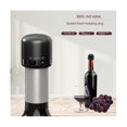 thumbnail image 2 of Juego de 4 tapones para vino tinto al vacío, tapón sellado para botella, a prueba de fugas, que conserva la frescura, tapón para botella de vino, color negro, 2 of 5