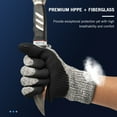 thumbnail image 3 of Guantes resistentes a cortes Guantes de trabajo de seguridad recubiertos de nitrilo Excelen Abanopi Manga, 3 of 7
