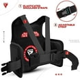 thumbnail image 3 of RDX Boxing Body Protector, MMA Kickboxing Muay Thai Boxing Chest Guard, Sparring Training Heavy Punching, Kara Adjustable Strike Shield, Martial Arts Upper Body Ribs Protection Pad, Taekwondo Vest, 3 of 6