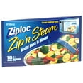 Ziploc Brand Steam Cooker Bags for Microwave, Perfect for Vegetables
