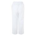 thumbnail image 5 of BJUTIR Pants For Women Solid Color Cotton And Linen Loose Casual Wide Leg Cropped Trousers, 5 of 8