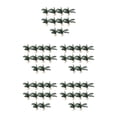 thumbnail image 3 of Inteprter 10X plantas artificiales hojas de plástico falso Phalaenopsis hoja decorativa Micro paisaje para adornos de oficina grandes Type2 NO2, 3 of 6