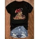 thumbnail image 2 of Casual Crew Neck T-Shirt, Polyester Knit Fabric with Elastane, Medium Stretch, with African American Graphic Print, for All Seasons, 2 of 6
