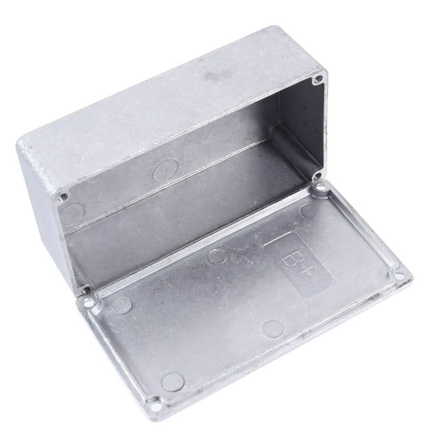HINTRMENT Pedal Board Case Guitar Pedal Enclosure with Anti-Rust Silver 1 Set
