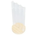 thumbnail image 4 of Coffee Capsule Holder Acrylic Bamboo Wood 48 Holes Rotatable Pod Rack Stand for Home, 4 of 8