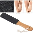 thumbnail image 2 of 2 Pack Foot File Callus Remover with Wooden Handle, Professional Pedicure Foot Scrubber Grater for Dead Skin on Heels and Feet, Double Sided Foot Filer for Men and Women at Home or Salon, 2 of 6