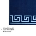 thumbnail image 6 of Runner Rug for Hallway Greek Key Print Design Blue White Color 26 Inch or 31 Inch Wide by Your Length Choice Slip Resistant Rubber Backing Stain Resistant Pile Stair Runner, 6 of 6