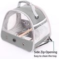 Halinfer Bird Travel Carrier, Portable Small Bird Parrot Parakeet