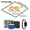 Blue, variant on Jewyow Electric Dog Fence，Underground Fences with 2 Rechargeable Waterproof Collars for dogs