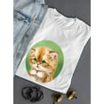 thumbnail image 3 of Ashamed Cat T-Shirt Women -Kayomi Harai Designs, Female XX-Large, 3 of 4