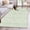 Green, variant on Boho Purple Pattern Round Area Rug 3.3 FT, Non Slip Small Entryway Kitchen Mat, Modern Geometric Southwestern Vintage Washable Soft Circular Rug Non-Shedding Door Mat for Bathroom Playroom Kids Room