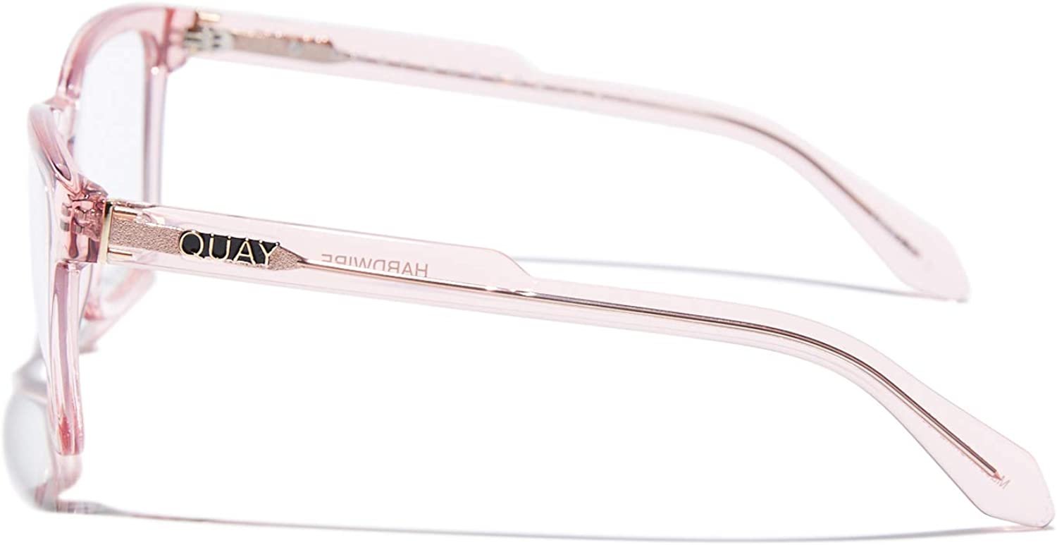 Quay Australia 9 TO 5 Square Blue Light Glasses - Peach/Clear Blue Light - NWT Amazon.com: QUAY - Blue Light Glasses for Men & Women  main image 3