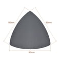 thumbnail image 5 of Triangle Detail Sandpaper Set 1200/1500/2000 Grit 3-1/2 Inch Hook and Loop Silicon Carbide Sanding Pads 30 Pack, 5 of 6