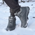 thumbnail image 3 of Ulsto Men's Winter Snow Boots, Non slip Boots, Plush lined Waterproof and Cold proof Shoes, Outdoor Warm Boots, Indoor and Outdoor Home Shoes, 3 of 7